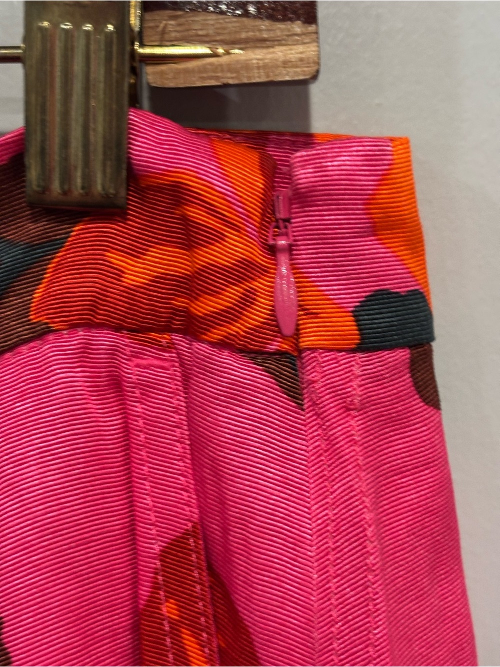 Boden Varsity Pink and Red Floral Pleated Maxi Skirt New - Picture 7 of 9